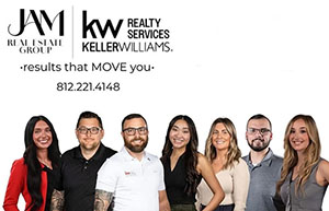 JAM Realty and Keller Williams Realty logo.